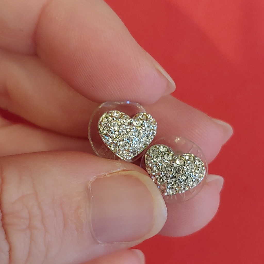 Swovarski Crystal Heart Earrings